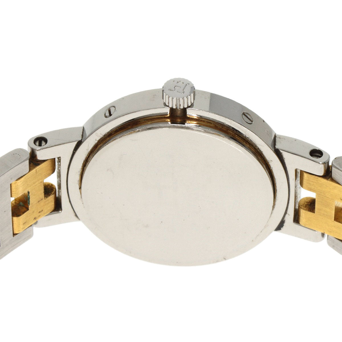 HERMES Clipper Old Belt Watches  Stainless Steel/SSxGP Ladies