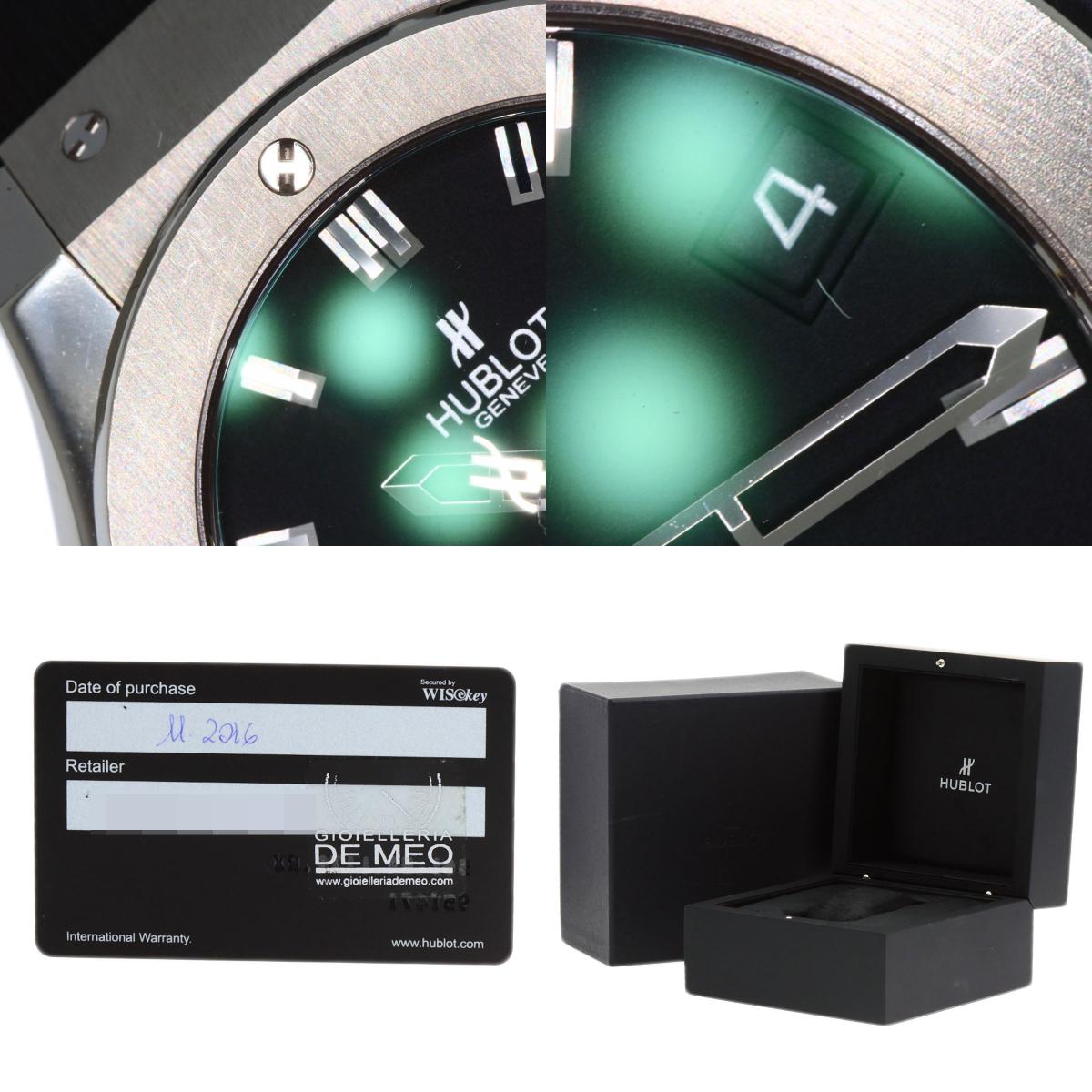 HUBLOT Classic fusion Watches 581.NX.1170.RX Titanium/Rubber Ladies