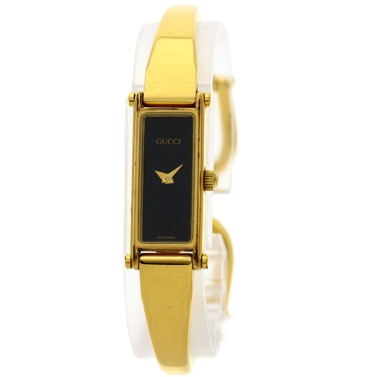 GUCCI Square face Watches 1500L Gold Plated/Gold Plated Ladies