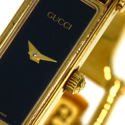 GUCCI Square face Watches 1500L Gold Plated/Gold Plated Ladies