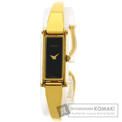 GUCCI Square face Watches 1500L Gold Plated/Gold Plated Ladies