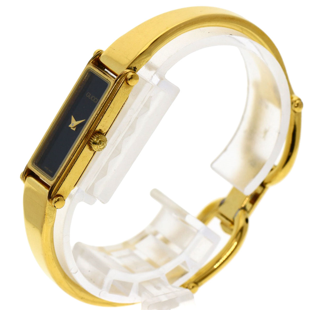 GUCCI Square face Watches 1500L Gold Plated/Gold Plated Ladies