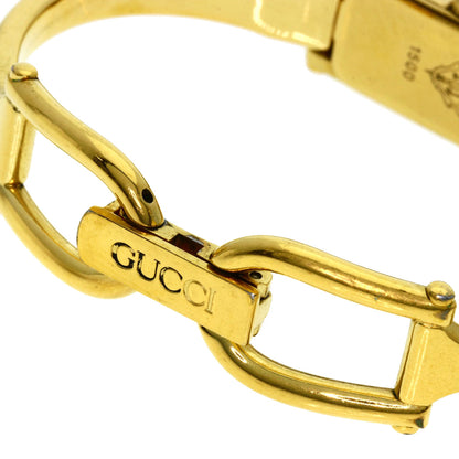 GUCCI Square face Watches 1500L Gold Plated/Gold Plated Ladies