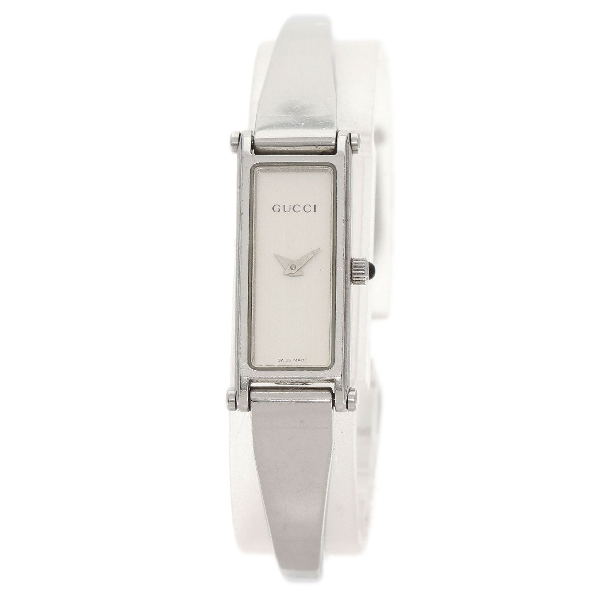 GUCCI Square face Watches 1500L Stainless Steel/Stainless Steel Ladies