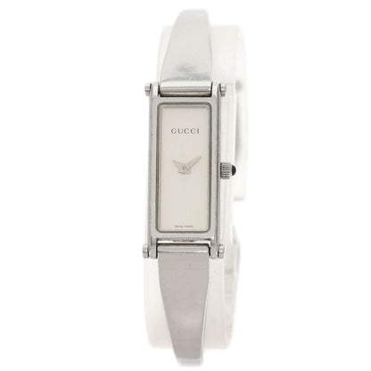 GUCCI Square face Watches 1500L Stainless Steel/Stainless Steel Ladies