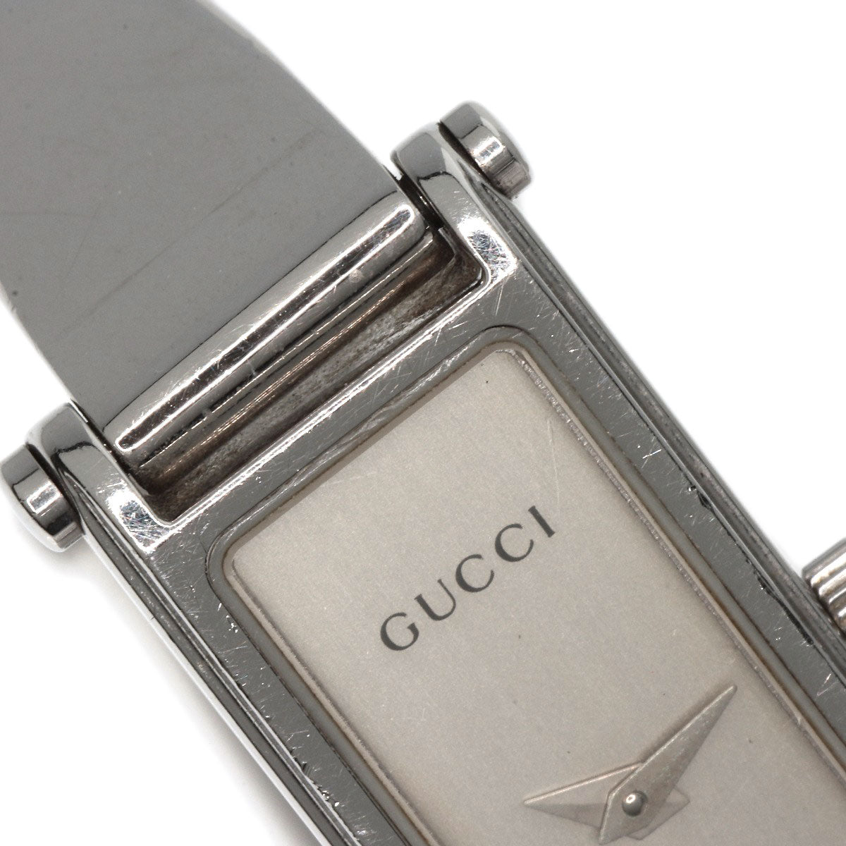GUCCI Square face Watches 1500L Stainless Steel/Stainless Steel Ladies