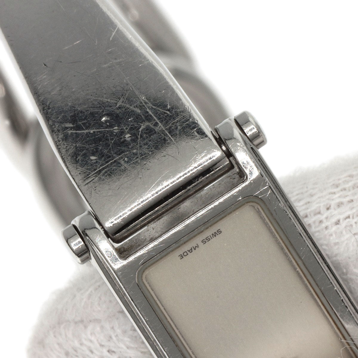 GUCCI Square face Watches 1500L Stainless Steel/Stainless Steel Ladies