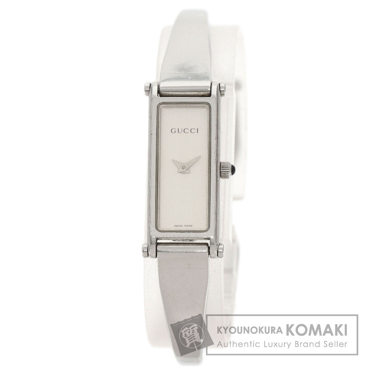 GUCCI Square face Watches 1500L Stainless Steel/Stainless Steel Ladies
