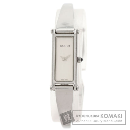 GUCCI Square face Watches 1500L Stainless Steel/Stainless Steel Ladies