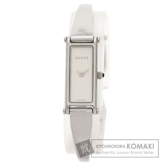 GUCCI Square face Watches 1500L Stainless Steel/Stainless Steel Ladies