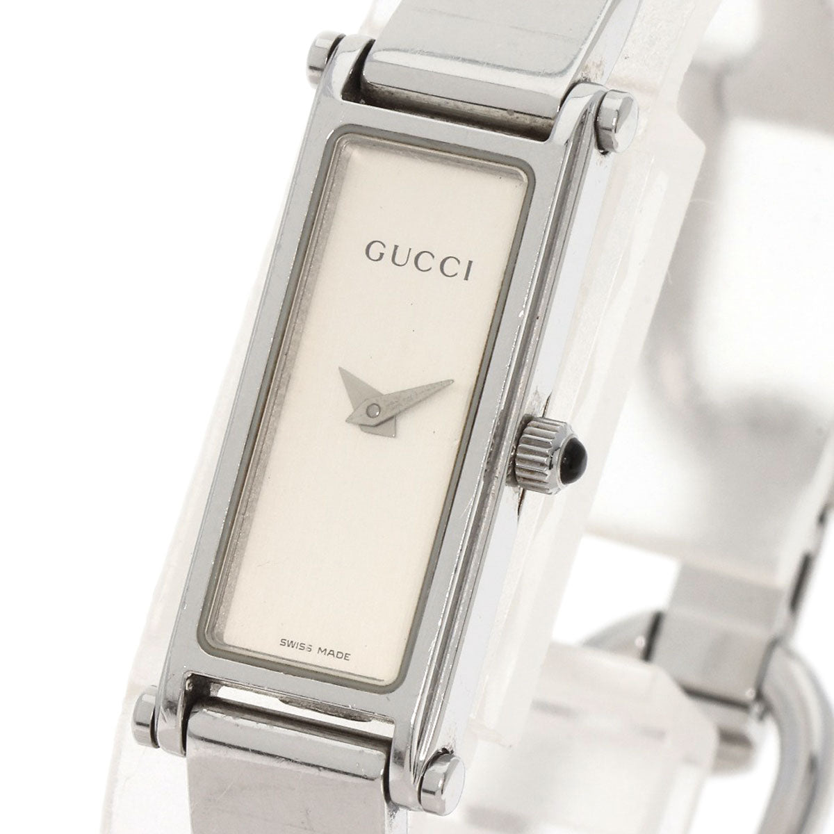 GUCCI Square face Watches 1500L Stainless Steel/Stainless Steel Ladies