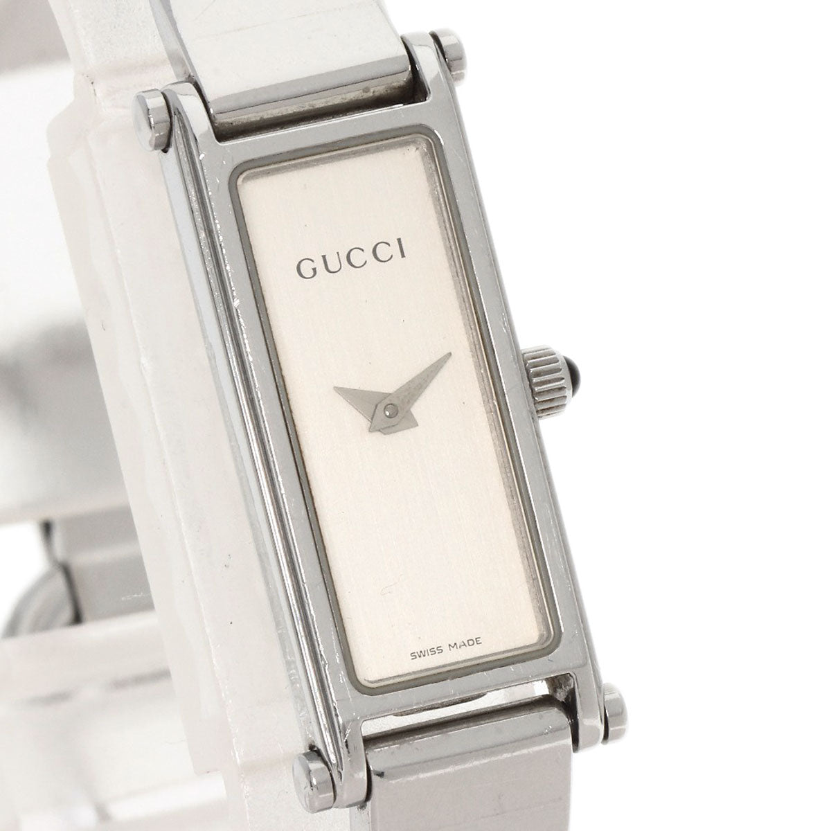 GUCCI Square face Watches 1500L Stainless Steel/Stainless Steel Ladies