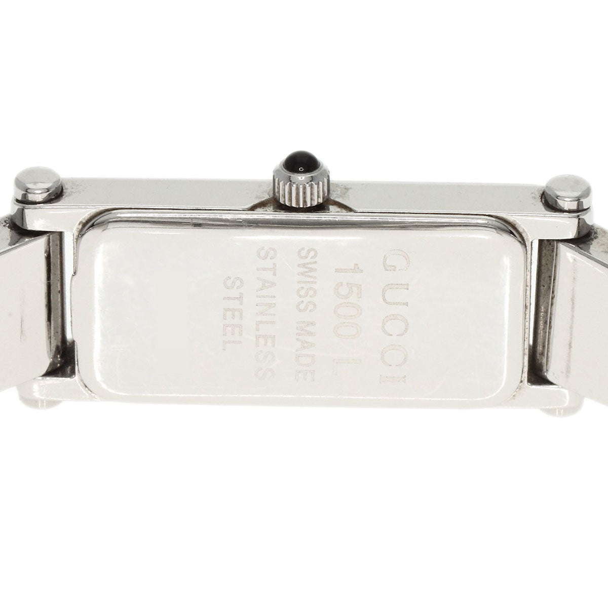 GUCCI Square face Watches 1500L Stainless Steel/Stainless Steel Ladies