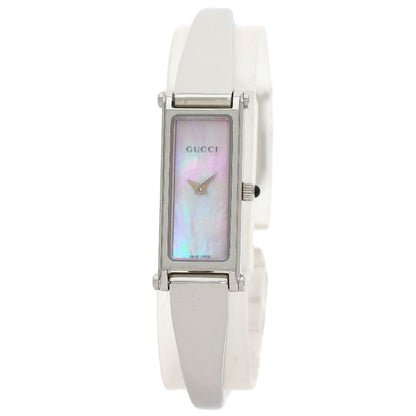 GUCCI Square face Watches 1500L Stainless Steel/Stainless Steel Ladies