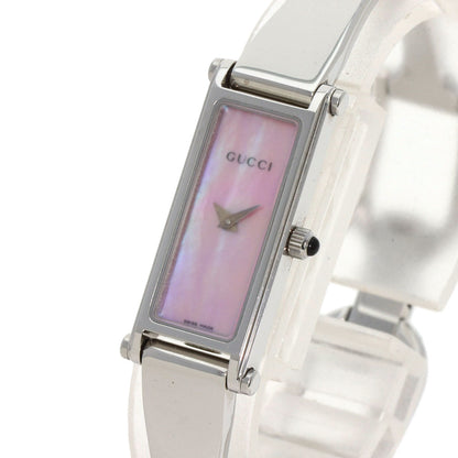 GUCCI Square face Watches 1500L Stainless Steel/Stainless Steel Ladies