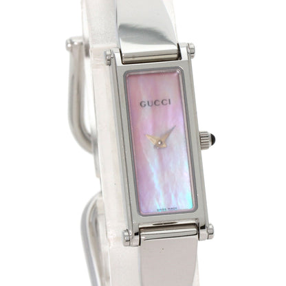 GUCCI Square face Watches 1500L Stainless Steel/Stainless Steel Ladies