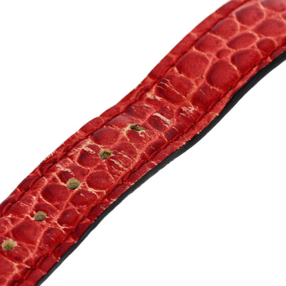 GUCCI Sherry line Watches Gold Plated/Leather Ladies