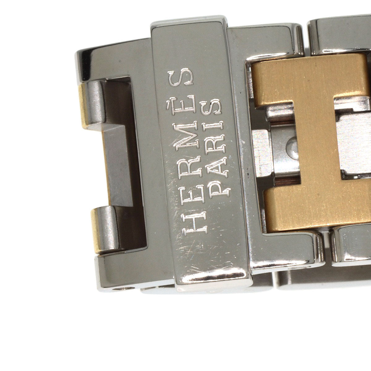 HERMES Clipper Watches CL6.720 Stainless Steel/SSxGP mens