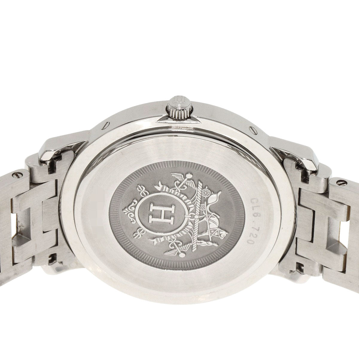 HERMES Clipper Watches CL6.720 Stainless Steel/SSxGP mens