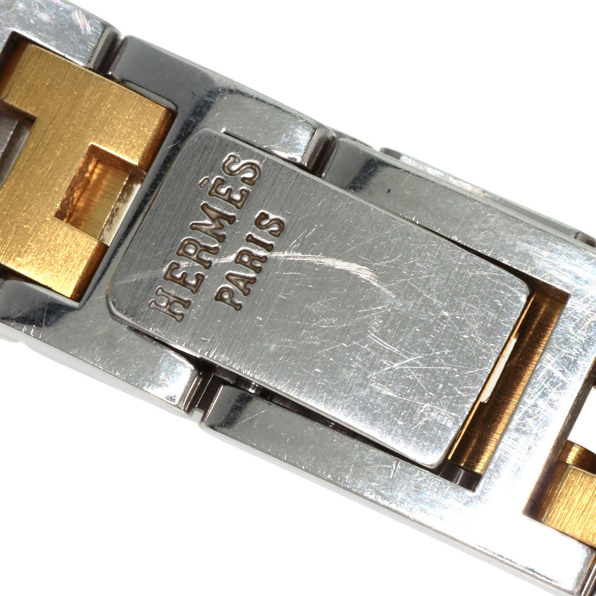 HERMES Clipper Watches  Stainless Steel/SSxGP Ladies