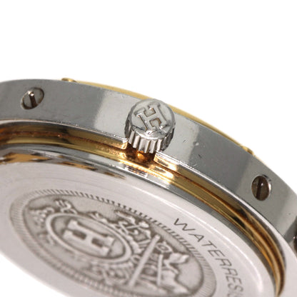 HERMES Clipper Watches Stainless Steel/SSxGP Ladies