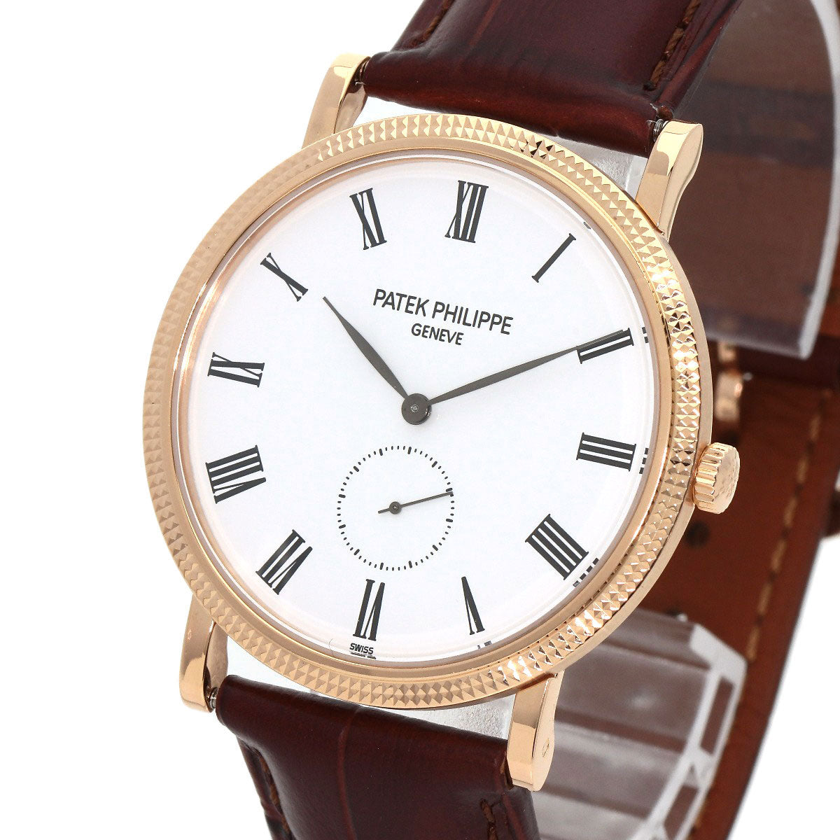 PATEK PHILIPPE Calatrava Watches 5119R-001 K18 Pink Gold/Leather mens