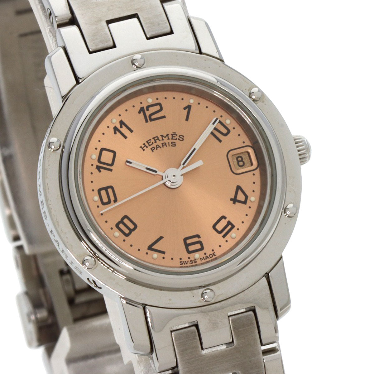 HERMES Clipper Watches CL4.210 Stainless Steel/Stainless Steel Ladies