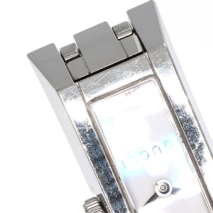 GUCCI Square Face 3P Diamond Watches 110 Stainless Steel/Stainless Steel Ladies