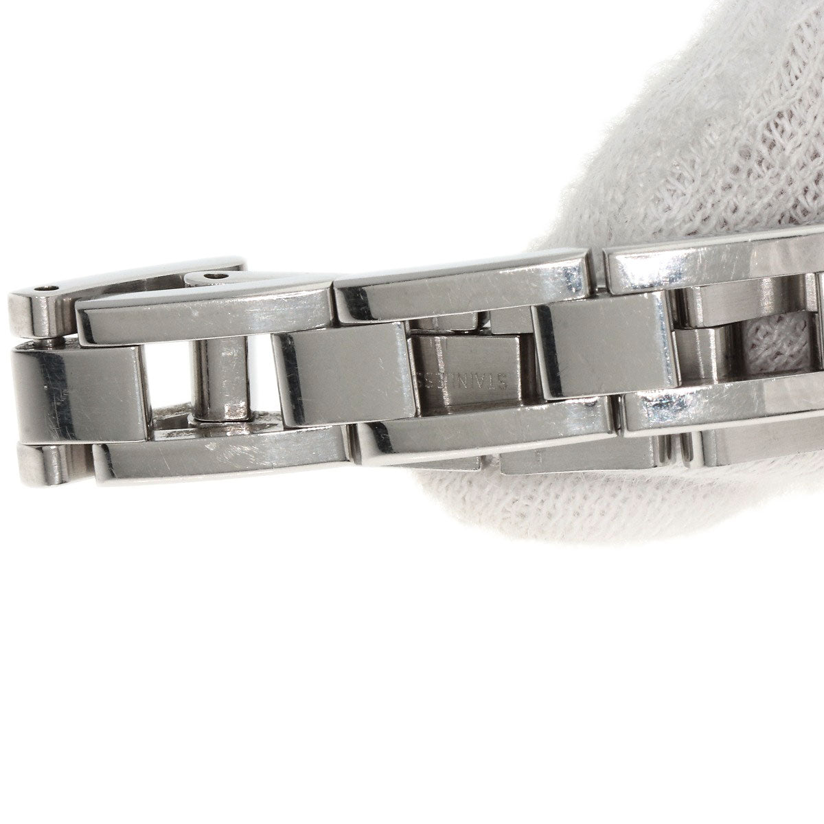 GUCCI Square Face 3P Diamond Watches 110 Stainless Steel/Stainless Steel Ladies