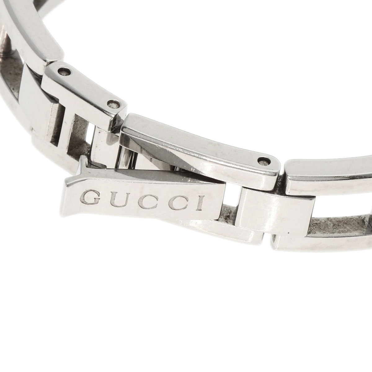 GUCCI Square Face 3P Diamond Watches 110 Stainless Steel/Stainless Steel Ladies