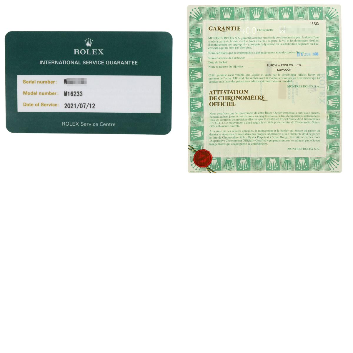 ROLEX Datejust 10P Diamond Blue Gradation Watches 16233G Stainless Steel/SSxK18YG mens