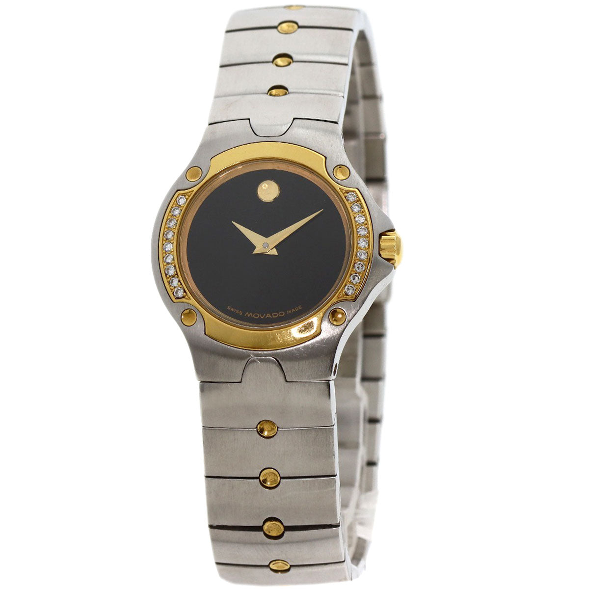 Movado Round face Watches 81G41851S Stainless Steel/SSxGP Ladies