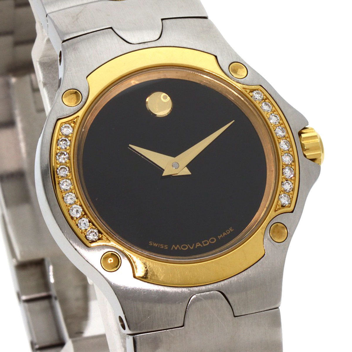 Movado Round face Watches 81G41851S Stainless Steel/SSxGP Ladies