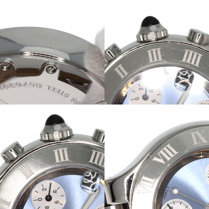 CARTIER CHRONOSCAPH SM Watches W1020013 Stainless Steel/Leather Ladies