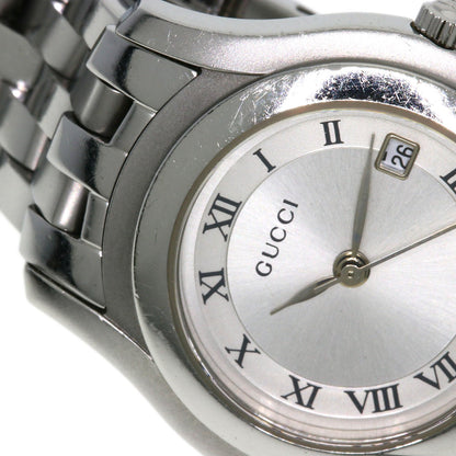 GUCCI Round face Watches 5500L Stainless Steel/Stainless Steel Ladies