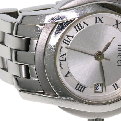GUCCI Round face Watches 5500L Stainless Steel/Stainless Steel Ladies