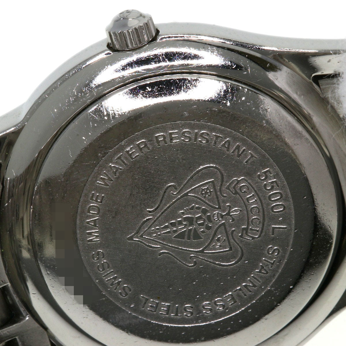 GUCCI Round face Watches 5500L Stainless Steel/Stainless Steel Ladies