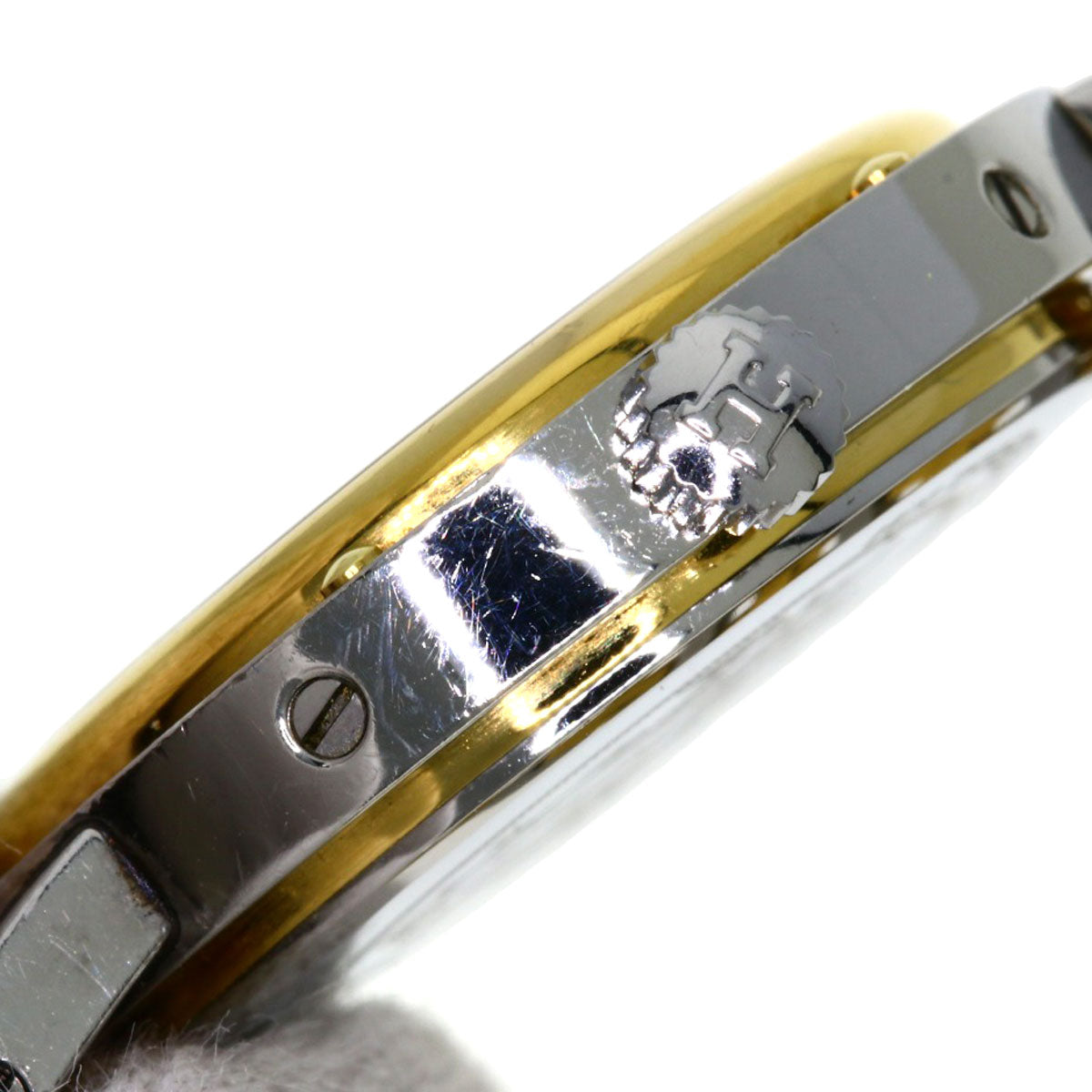 HERMES Clipper Watches Stainless Steel/SSxGP Ladies