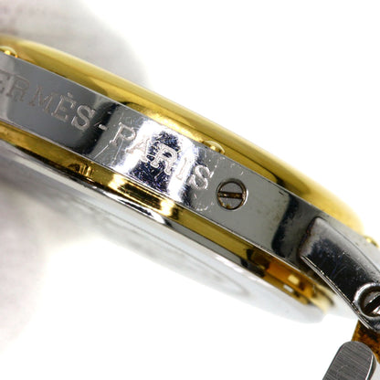 HERMES Clipper Watches Stainless Steel/SSxGP Ladies