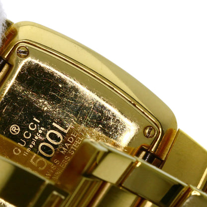 GUCCI Square face Watches 8500L Gold Plated/Gold Plated Ladies