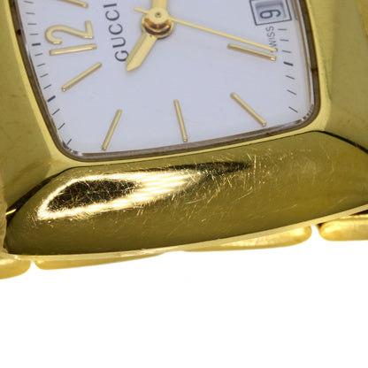 GUCCI Square face Watches 8500L Gold Plated/Gold Plated Ladies