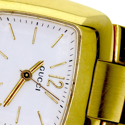 GUCCI Square face Watches 8500L Gold Plated/Gold Plated Ladies