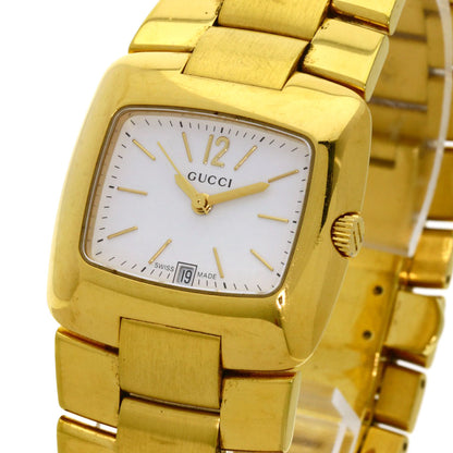 GUCCI Square face Watches 8500L Gold Plated/Gold Plated Ladies