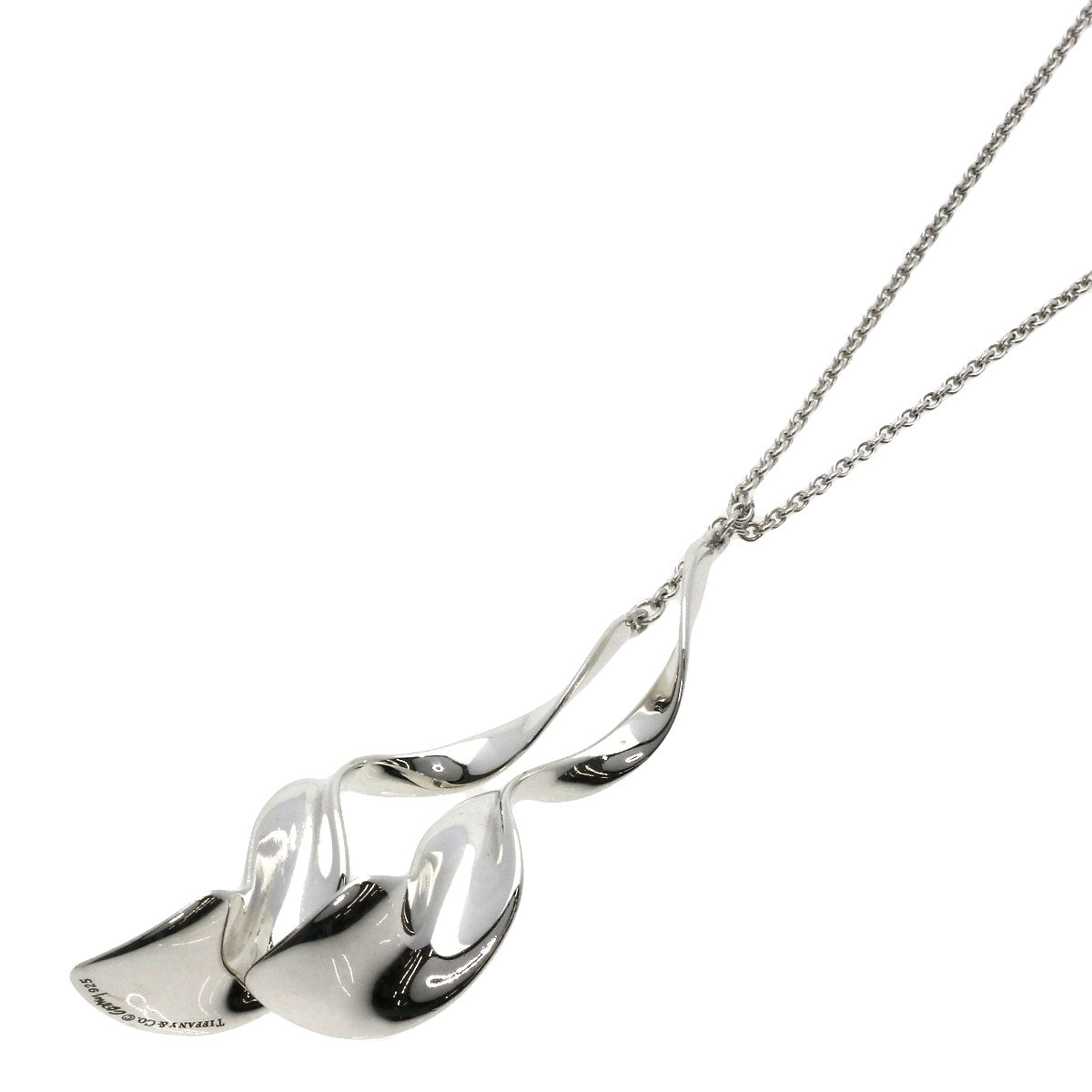 TIFFANY&Co.   Necklace Orchid Double Frank Gehry Silver Ladies