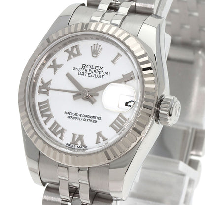 ROLEX datejust white roman Watches 179174 Stainless Steel/Stainless Steel Ladies