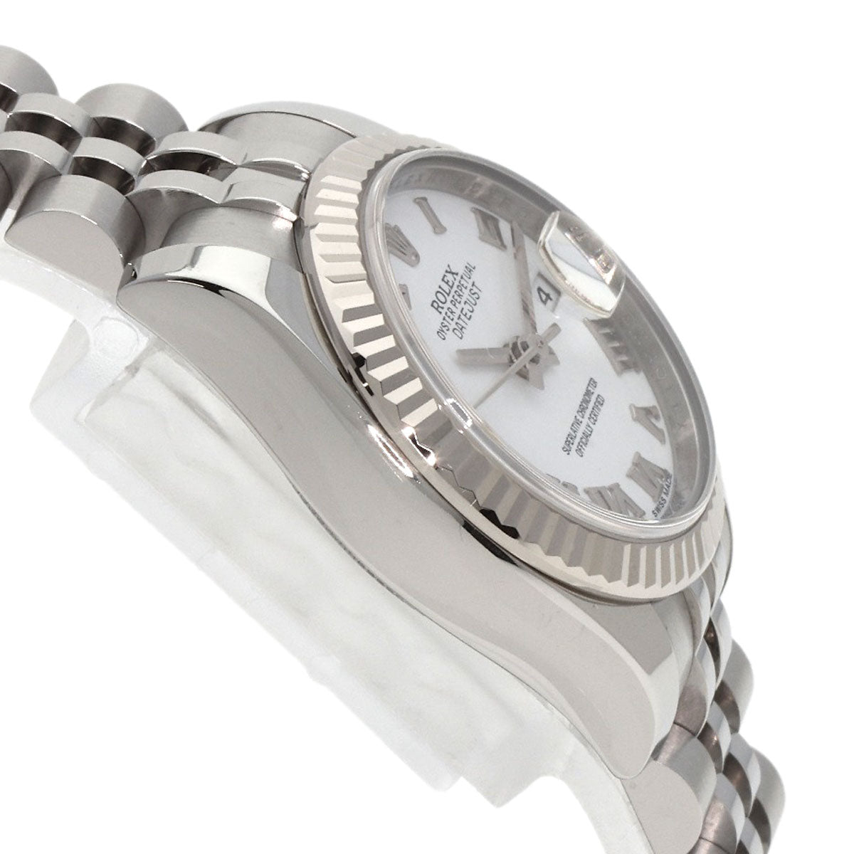 ROLEX datejust white roman Watches 179174 Stainless Steel/Stainless Steel Ladies