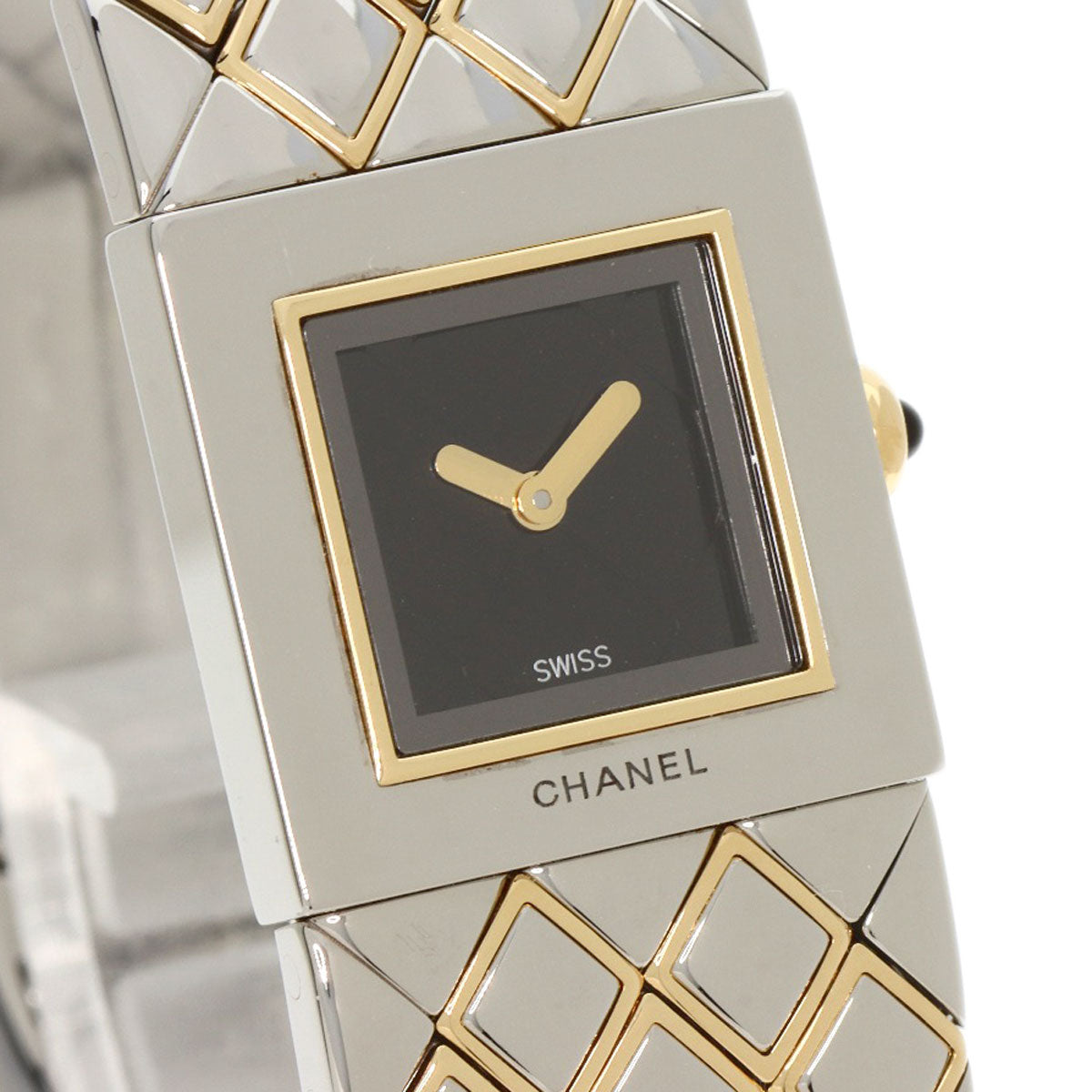 CHANEL Matelasse Maker Complete Watches H0475 Stainless Steel/Stainless Steel Ladies