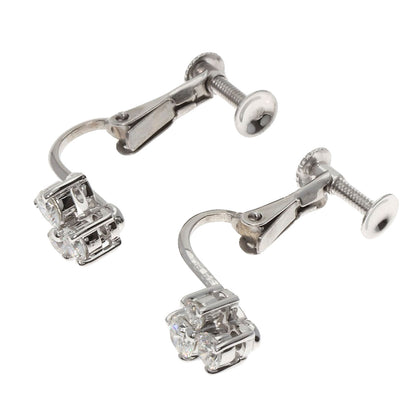 De Beers   Earring Diamond cocktail fizz K18 White Gold Ladies