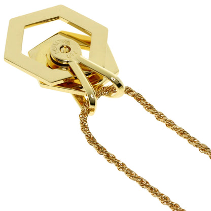 WALTHAM   Necklace swing diamond K18 Yellow Gold Ladies