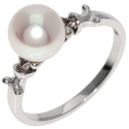 MIKIMOTO Pearl Pearl Ring K14 White Gold Ladies [Used]